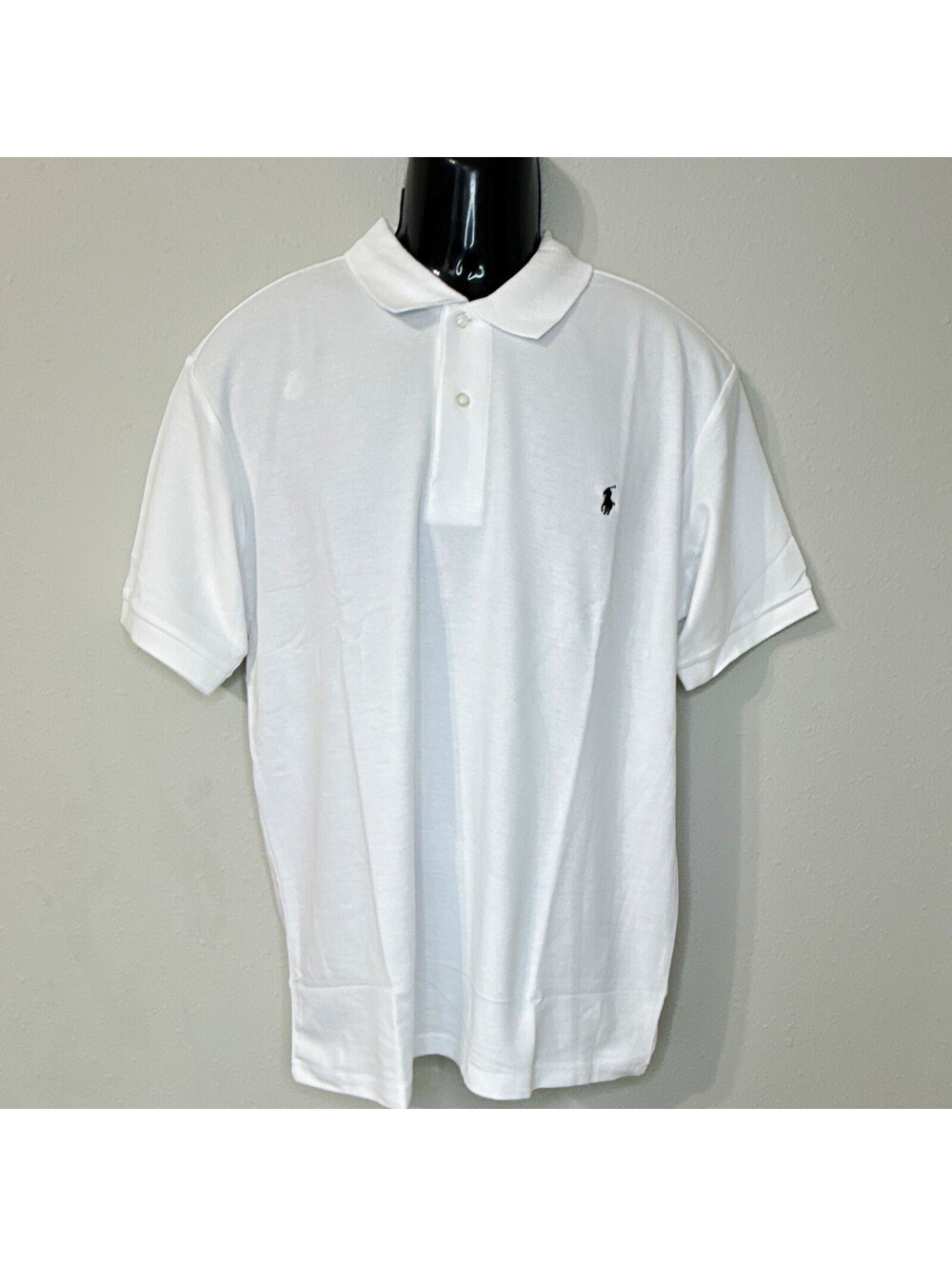 Polo Ralph Lauren Men’s White Piqué Cotton Polo Classic Fit XL Short Sleeve